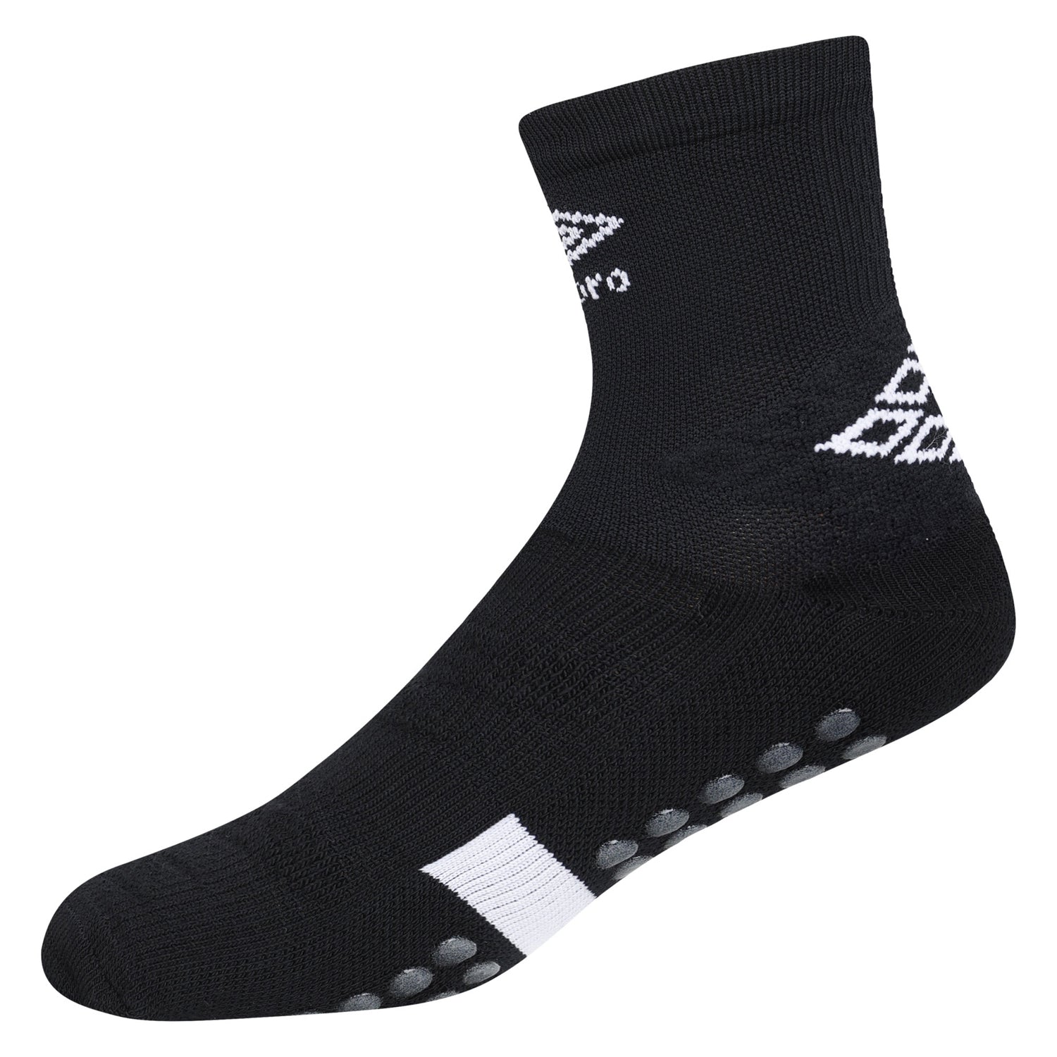 Black - Side - Umbro Mens Pro Protex Gripped Socks