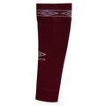 New Claret-White - Side - Umbro Mens Diamond Leg Sleeves