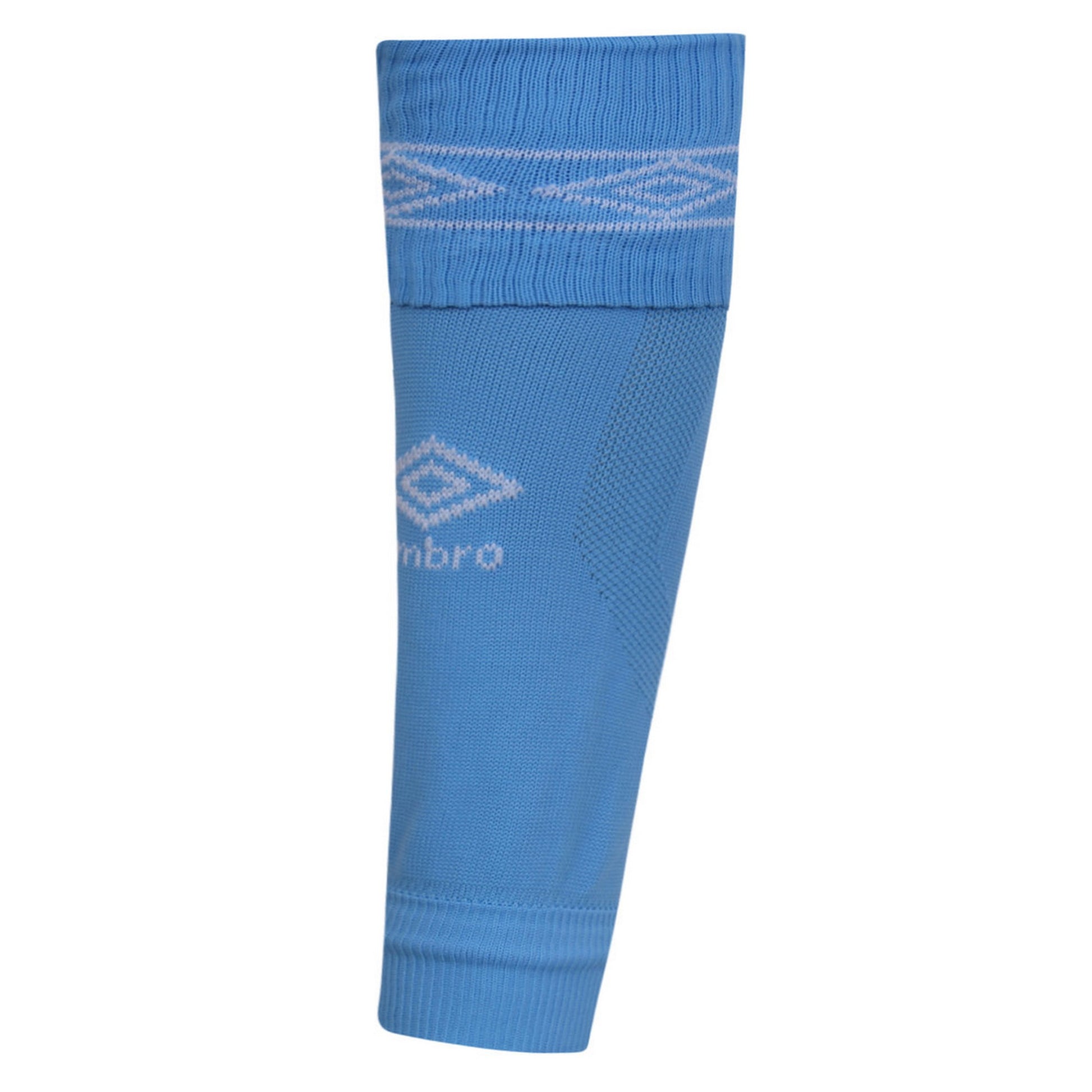 Sky Blue-White - Side - Umbro Mens Diamond Leg Sleeves