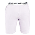 Lilac - Back - Brave Soul Mens Weekend Mode Jersey Lounge Shorts