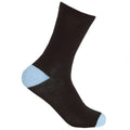 Black-Pastel - Lifestyle - Cottoique Womens-Ladies Heel And Toe Socks (Pack Of 5)