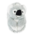 Grey - Back - Womens-Ladies Koala Slippers