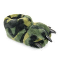 Green - Front - Childrens-Kids Camo Claw Slippers