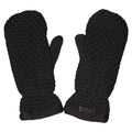 Black - Front - Puma Womens-Ladies Chunky Weave Mittens