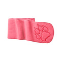 Coral - Front - Jack Wolfskin Childrens-Kids Paw Print Fleece Scarf