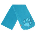 Dark Turquoise - Front - Jack Wolfskin Childrens-Kids Paw Pad Fleece Scarf