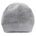 Grey Haze - Front - Jack Wolfskin Womens-Ladies Patan Knitted Hat