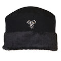 Black - Front - Jack Wolfskin Womens-Ladies Softshell Highloft Winter Hat