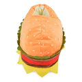 Orange - Back - Mens Burger Slippers