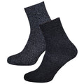 Black-Grey - Front - Storm Ridge Boys Cotton Boot Socks (Pack Of 2)