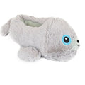 Grey - Front - Slumberzzz Childrens-Kids Seal Slippers