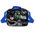 Blue-Black - Back - Batman Childrens-Kids Hero & Villains Lunchbox Set (3 Pieces)