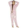 Pink - Side - Follow That Dream Childrens-Kids Glow In The Dark Unicorn All-In-One