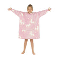 Pink - Lifestyle - Follow That Dream Childrens-Kids Glow In The Dark Unicorn Hooded Blanket
