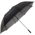 Black - Front - Drizzles Mens Auto Double Canopy Golf Umbrella