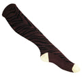 Brown-White-Black - Lifestyle - Womens-Ladies Animal Print Welly Socks (3 Pairs)