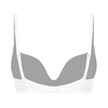 White - Back - Wonderbra Womens-Ladies T-Shirt Bra