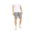 Black-White-Light Brown - Front - Brave Soul Mens Prince Of Wales Check Shorts