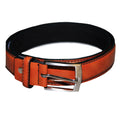 Tan - Front - Forest Mens Leather Belt