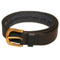 Black - Front - Forest Womens Leather Belt
