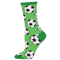 Green - Front - Socksmith Womens-Ladies Football Socks