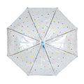 Blue - Back - Susino Womens-Ladies Speckle Dome Umbrella