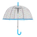 Blue - Front - Susino Womens-Ladies Speckle Dome Umbrella