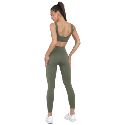 Khaki - Lifestyle - Hoxton Haus Womens-Ladies Bralette