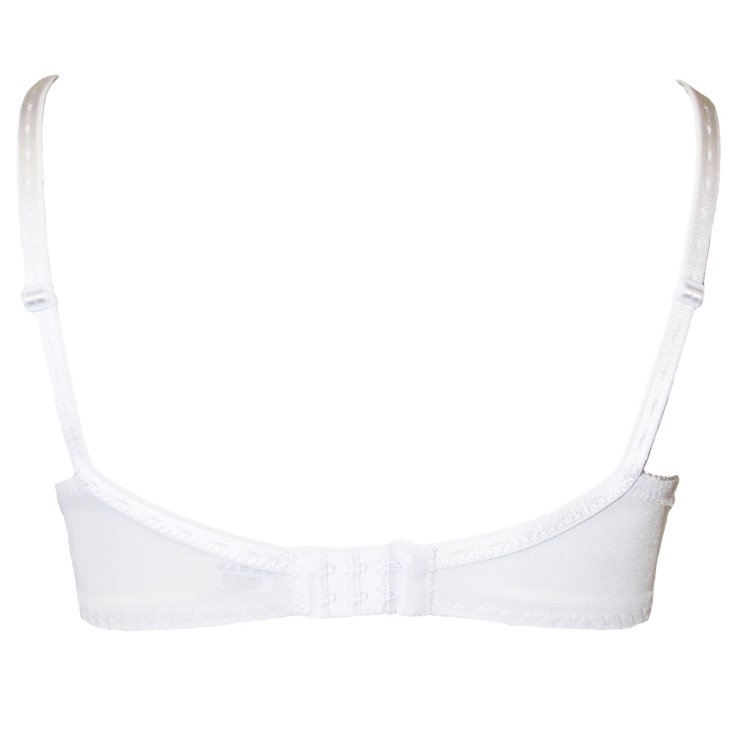 White - Back - Marlon Womens-Ladies Sarah Lace Underwired Bra