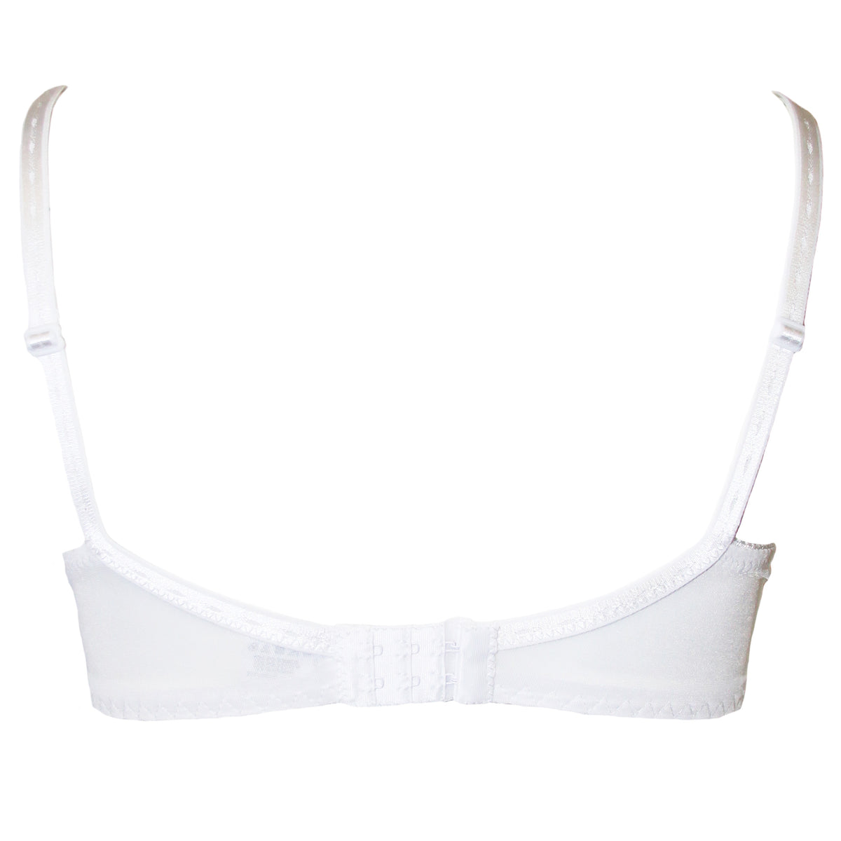 White - Back - Marlon Womens-Ladies Sarah Lace Underwired Bra