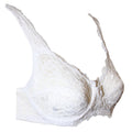 White - Side - Marlon Womens-Ladies Sarah Lace Underwired Bra