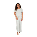 Pale Sage - Front - Indigo Sky Womens-Ladies Lounge Wear Set