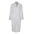 Blue - Front - Marlon Womens-Ladies Erica Floral Print Dressing Gown