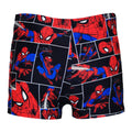 Navy-Red - Back - Spider-Man Boys Speedo Swimming Shorts
