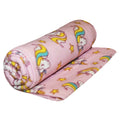 Pink - Front - Velosso Unicorn Super Soft Fleece Blanket