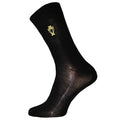 Black - Side - Pandastick Mens Bamboo Socks (Pack Of 3)