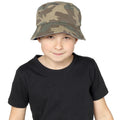 Camo - Front - Tom Franks Childrens-Kids T-Kids Camo Bucket Hat