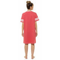 Coral Pink - Back - Follow That Dream Womens-Ladies Varsity Nightie