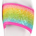 White-Multi - Side - Red Melon Girls Glitter Sliders