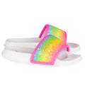 White-Multi - Pack Shot - Red Melon Girls Glitter Sliders