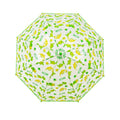 Clear-Green - Back - Drizzles Childrens-Kids Dinosaur Stick Umbrella