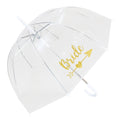 Clear - Back - X-Brella Womens-Ladies Bride Dome Umbrella