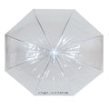 Clear-White - Side - X-Brella Mr & Mrs Dome Umbrella
