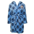 Sky Blue - Front - Manchester City FC Childrens-Kids Dressing Gown
