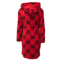 Red - Back - Arsenal FC Childrens-Kids Dressing Gown