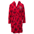 Red - Front - Arsenal FC Childrens-Kids Dressing Gown