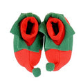 Red-Green - Back - Slumberzzz Christmas Baby Elf Slippers