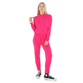 Pink - Front - Brave Soul Womens-Ladies Loungewear Set