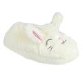 Cream - Front - Slumberzzz Childrens-Kids Plush Bunny Slippers