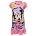 Pink - Front - Disney Minnie Mouse Childrens Girls All Smiles Nightdress